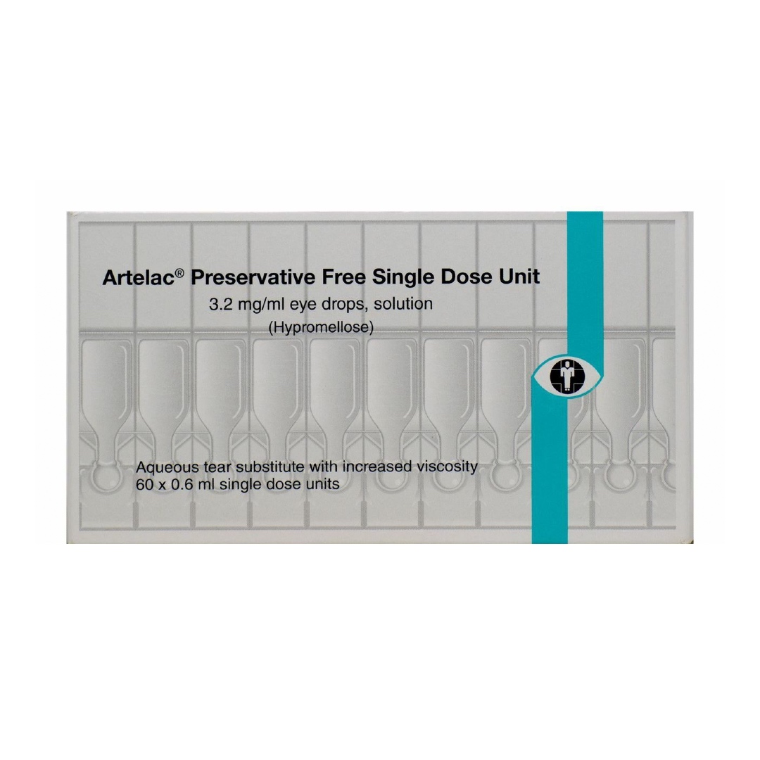 Artelac Preservative Free Single Dose Unit Eye Drops 0.6ml